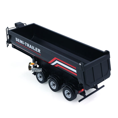 Fast Free Shipping for EU HUINA 1/18 Electric Lifting Remote Control Semi Dump Trailer for RC Tractor Truck 1501 Tail Light Support Leg