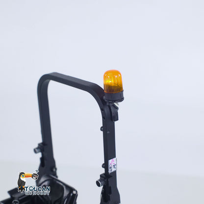 US Stock 1/14 Metal RC Electric Road Roller BOM BW120AD RTR Remote Control Construction Vehicle Model Flysky ST8 Radio Battery Light System