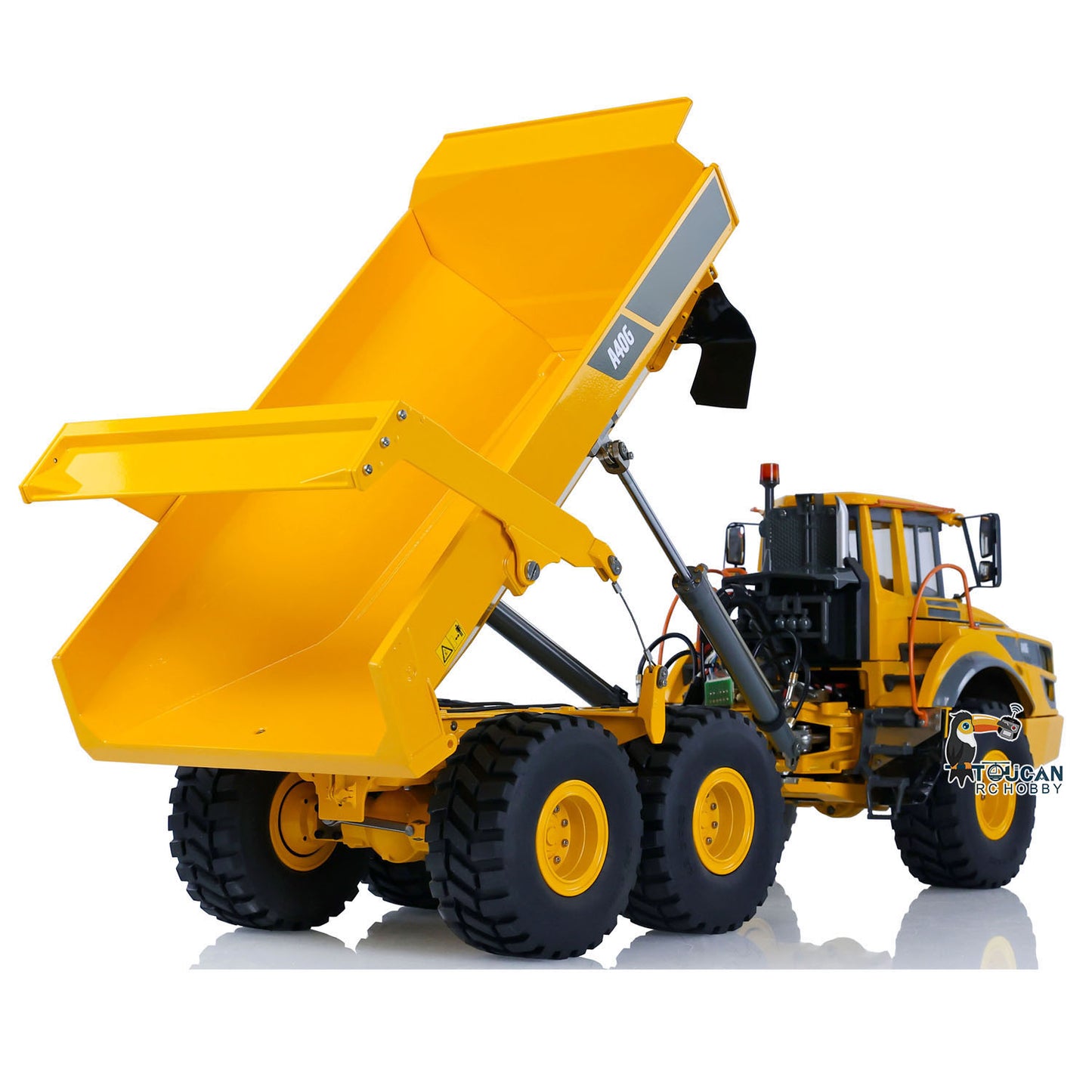 In Stock Double E A40G 1/16 Hydraulic RC Articulated Truck Metal RTR Dump Radio Controlled Car Construction Vehicle Hobby Model RTR