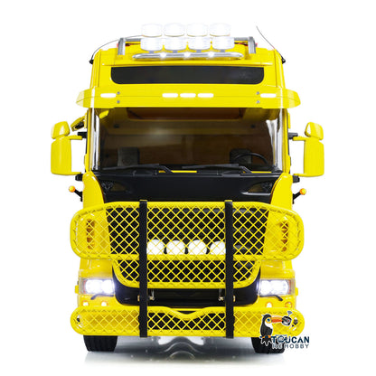 TOUCAN Metal Chassis 1/14 RC Tractor Truck 8X8 Radio Control Car Model Light Sound
