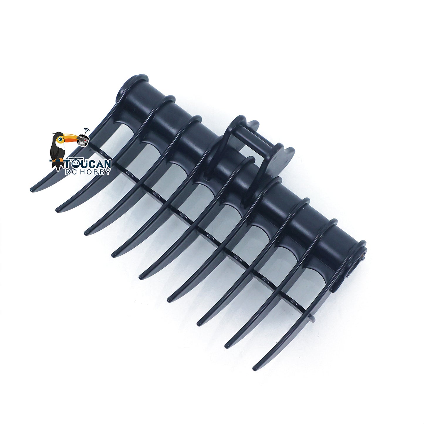 LESU Metal Sieve/Grading/Tilting Bucket Log Grapple Beam Ripper Cultivator Rake for 1/14 Remote Controlled Hydraulic Excavator PC30 B0003