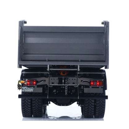 TOUCAN RC HOBBY MODO 26,4 Zoll Metall-Chassis 1/14 RC Hydraulik-Muldenkipper 2-Gang ferngesteuerter Kipper 3363 Achssperren Lauflicht Optional Akku & Ladegerät
