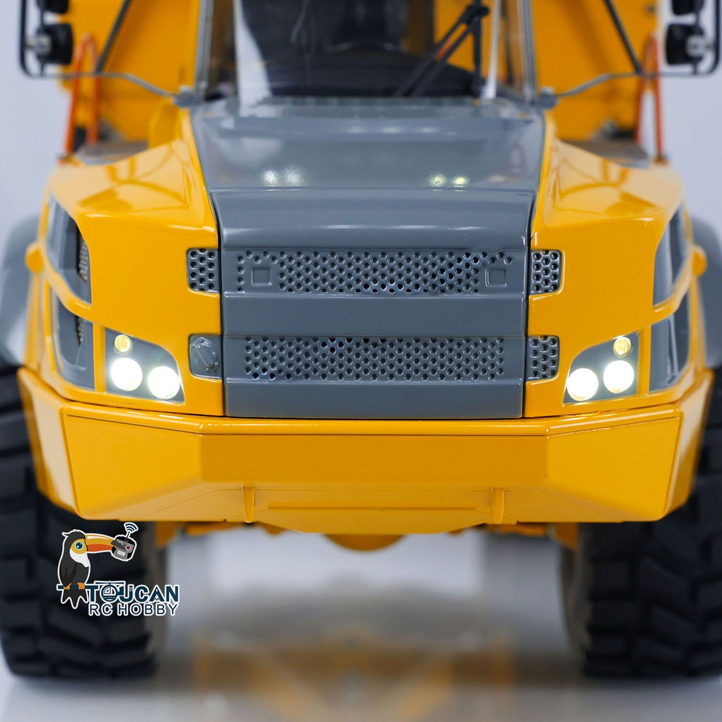 In Stock Double E A40G 1/16 Hydraulic RC Articulated Truck Metal RTR Dump Radio Controlled Car Construction Vehicle Hobby Model RTR