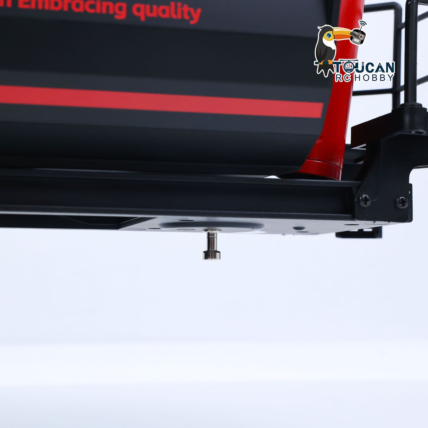 Fast Free Shipping for EU HUINA 1/18 Electric Lifting Remote Control Semi Dump Trailer for RC Tractor Truck 1501 Tail Light Support Leg