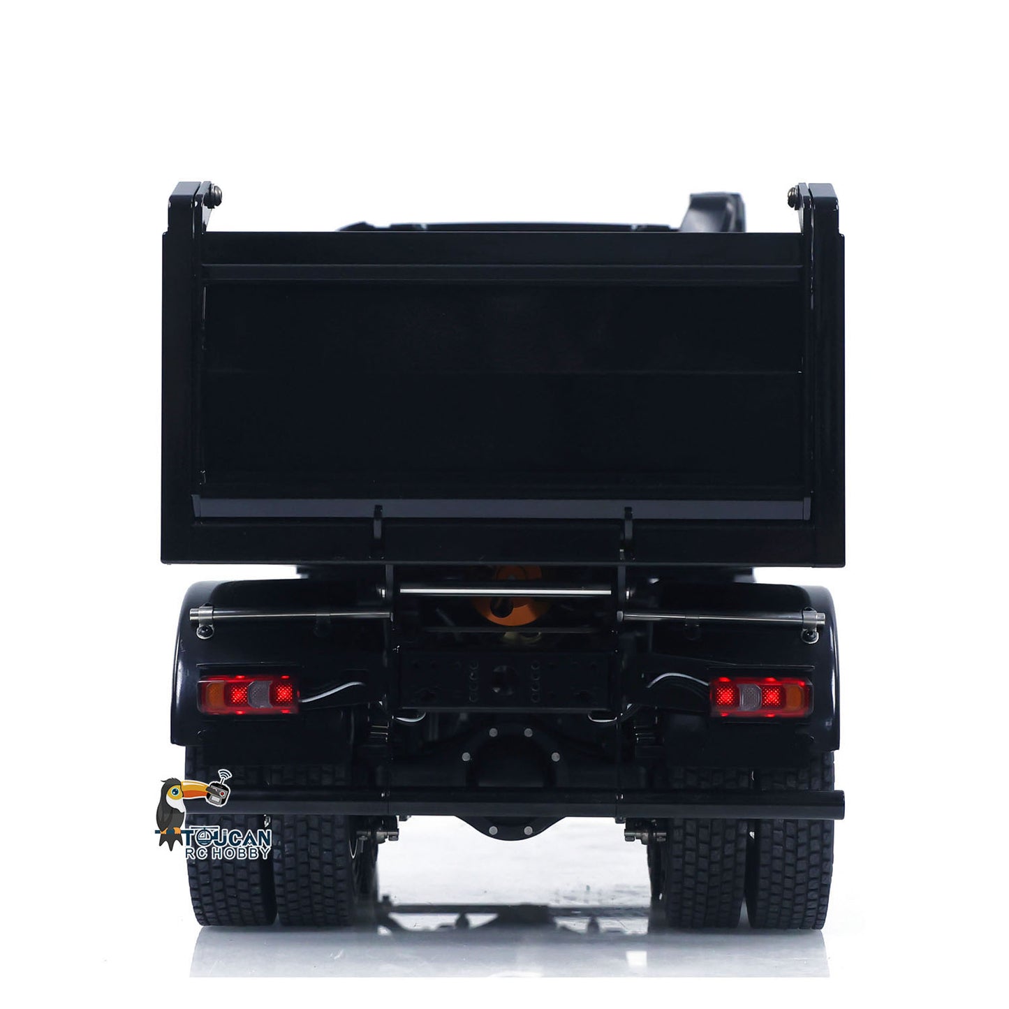 MDMODEL 3348 6x6 Metal Chassis 1/14 RC Hydraulic Dump Truck Remote Control Tipper 2Speed Gearbox Light Sound HotRC Radio