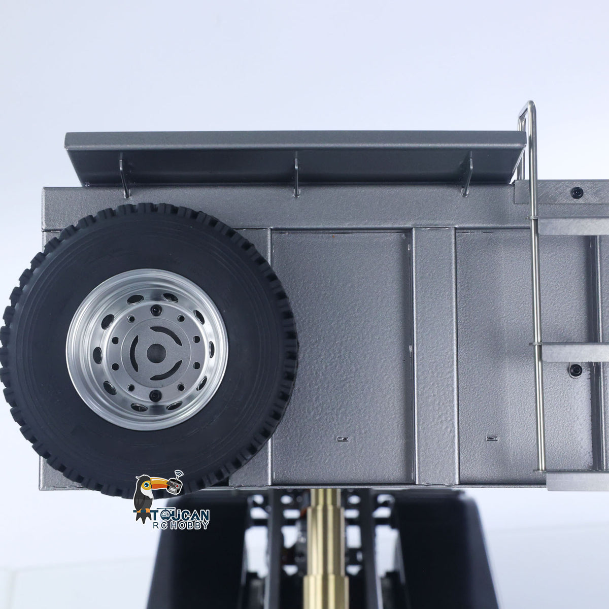 TOUCAN RC HOBBY MODO 26,4 Zoll Metall-Chassis 1/14 RC Hydraulik-Muldenkipper 2-Gang ferngesteuerter Kipper 3363 Achssperren Lauflicht Optional Akku & Ladegerät