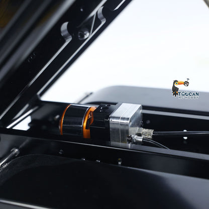 MDMODEL 3348 6x6 Metal Chassis 1/14 RC Hydraulic Dump Truck Remote Control Tipper 2Speed Gearbox Light Sound HotRC Radio