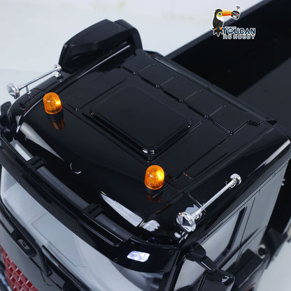 In Stock MDMODEL 3348 6x6 Metal Chassis 1/14 RC Hydraulic Dump Truck Remote Control Tipper 2Speed Gearbox Light Sound HotRC Radio