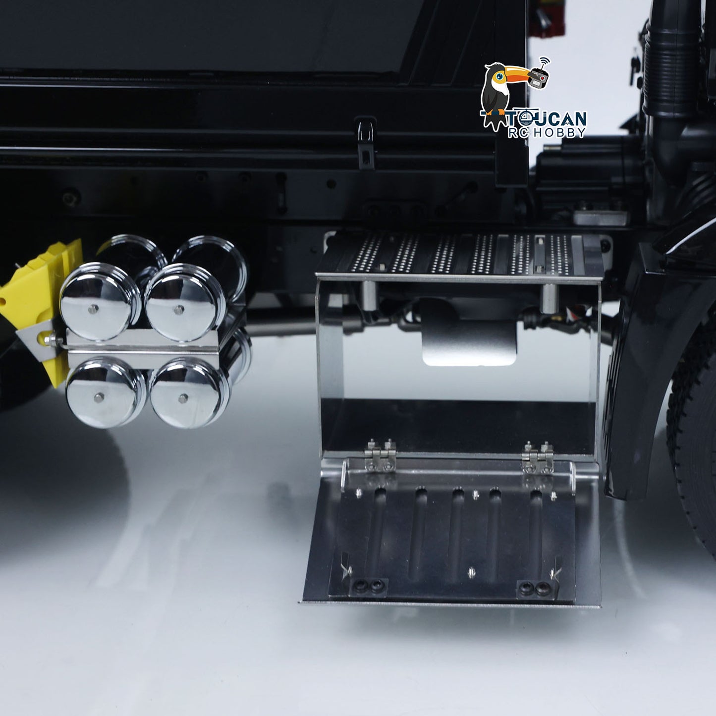 In Stock MDMODEL 3348 6x6 Metal Chassis 1/14 RC Hydraulic Dump Truck Remote Control Tipper 2Speed Gearbox Light Sound HotRC Radio