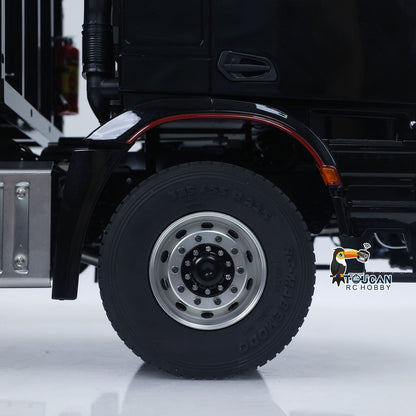 In Stock MDMODEL 3348 6x6 Metal Chassis 1/14 RC Hydraulic Dump Truck Remote Control Tipper 2Speed Gearbox Light Sound HotRC Radio