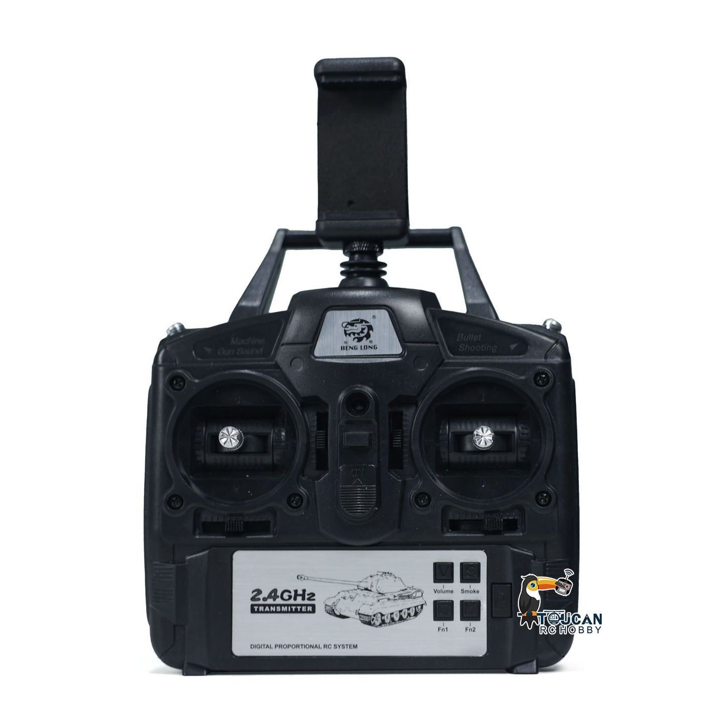 TOUCAN 1/16 Metal RC Tank M1A2 Abrams IR Dual Current Driving Gearbox Barrel Recoil Elevation 360 Turret Rotation Smoke RTR