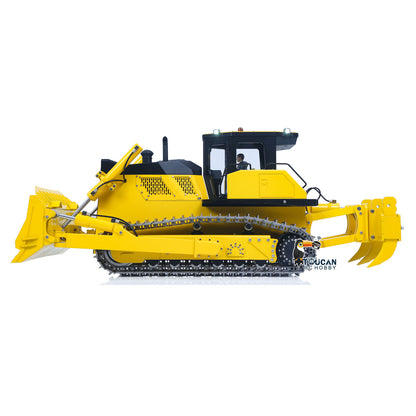 Metal 1/12 RC Hydraulic Bulldozer D155AX RTR Heavy Dozer Model 7 Way Valve 1.0L Oil Pump 5 Plows Radio Master TX15 Radio Battery