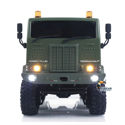 US Stock 1/18 Remote Control Military Truck 8X8 All Wheel Steering Electric RC Off Road Vehicle Model 2Speed Gearbox RTR Metal Chassis