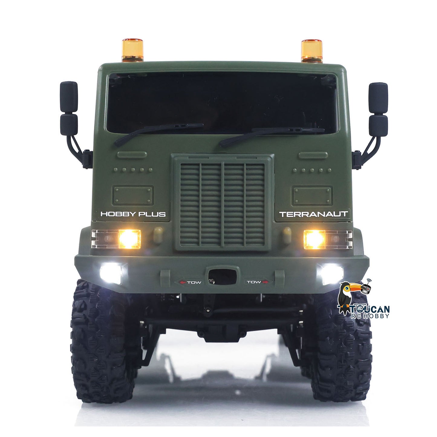 Fast Free Shipping 1/18 Remote Control Military Truck 8X8 All Wheel Steering Electric RC Off Road Vehicle Model 2Speed Gearbox RTR Metal Chassis