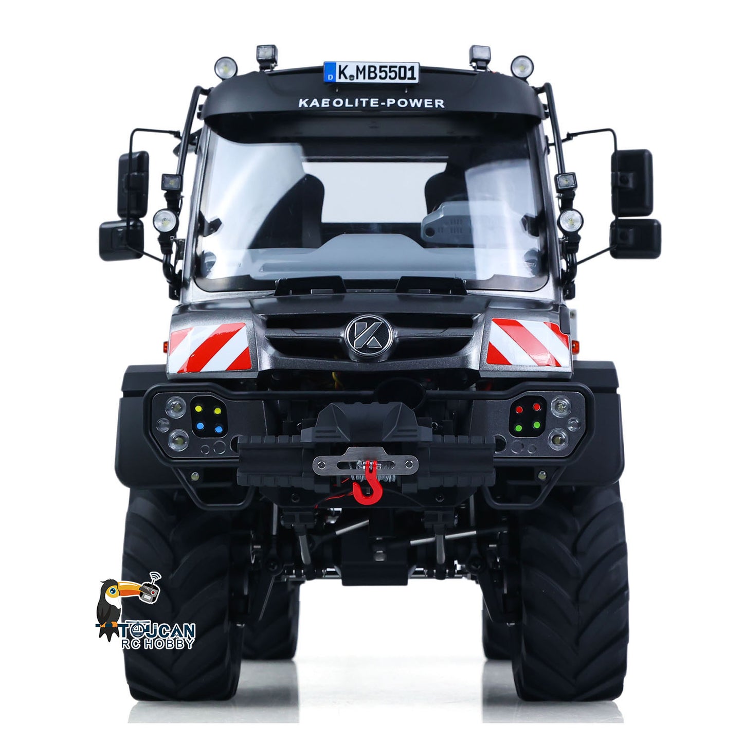 Kabolite 5501 1/14 Metal RC Crawler Electric Lifting ATV Off Road Truck Lorry 4X4 Axle Differential Lock 2-Speed Transmission Light Sound System