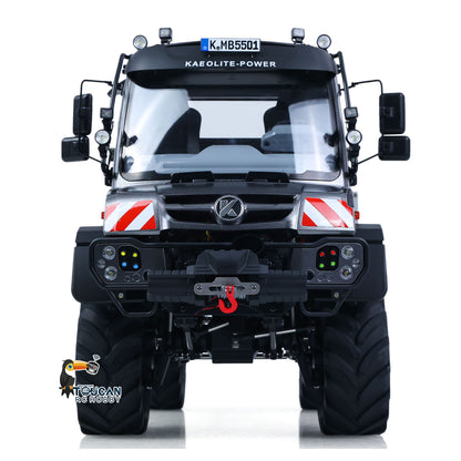 Kabolite 5501 1/14 Metal RC Crawler Electric Lifting ATV Off Road Truck Lorry 4X4 Axle Differential Lock 2-Speed Transmission Light Sound System