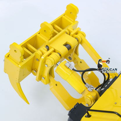 Metal 1/12 RC Hydraulic Bulldozer D155AX RTR Heavy Dozer Model 7 Way Valve 1.0L Oil Pump 5 Plows Radio Master TX15 Radio Battery