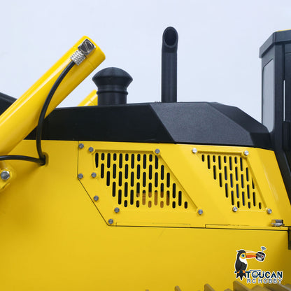 Metal 1/12 RC Hydraulic Bulldozer D155AX RTR Heavy Dozer Model 7 Way Valve 1.0L Oil Pump 5 Plows Radio Master TX15 Radio Battery