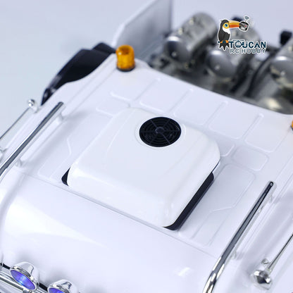 1/14 8x8 RC Tractor Truck Radio Control Cars TOUCAN Metal Chassis Smoke Unit Sound