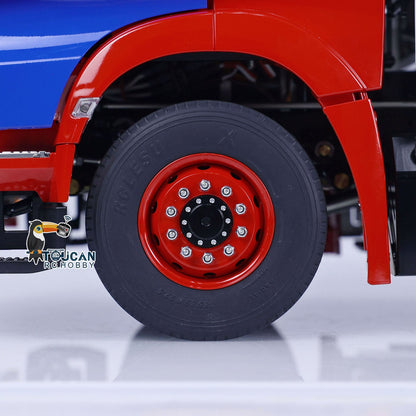 1/14 8x8 RC Tractor Truck Radio Control Cars TOUCAN Metal Chassis Smoke Unit Sound