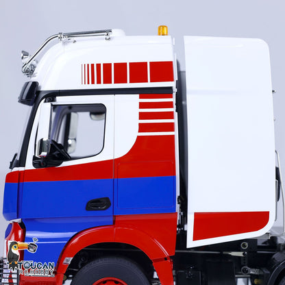 1/14 8x8 RC Tractor Truck Radio Control Cars TOUCAN Metal Chassis Smoke Unit Sound