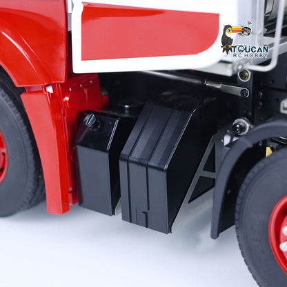 1/14 8x8 RC Tractor Truck Radio Control Cars TOUCAN Metal Chassis Smoke Unit Sound