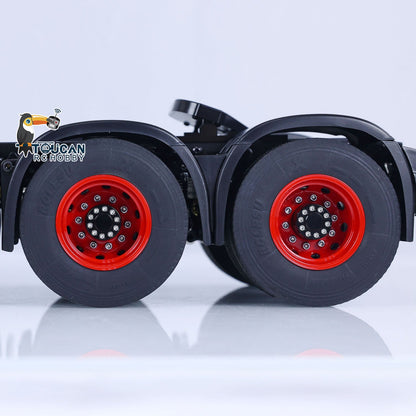 1/14 8x8 RC Tractor Truck Radio Control Cars TOUCAN Metal Chassis Smoke Unit Sound