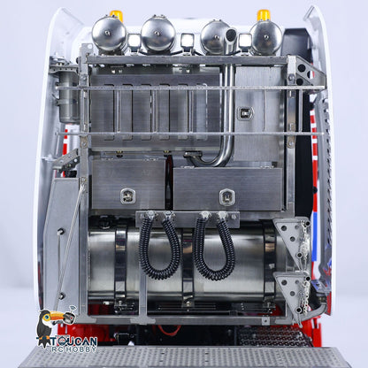 1/14 8x8 RC Tractor Truck Radio Control Cars TOUCAN Metal Chassis Smoke Unit Sound