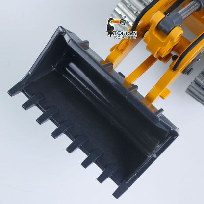 In Stock 1:50 RC Electric Lifting Loader LR636 RTR Remote Controlled 2.4G Construction Vehicle Toys Metal Bucket Tracks Ripper Light Sound Battery USB