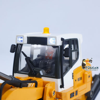 Fast Free Shipping for EU LR636 1/50 RC Tracked Loader Electric Lifting Radio Control Model Vehicle Metal Openable Bucket Tracks Ripper Soil Loosening Hook
