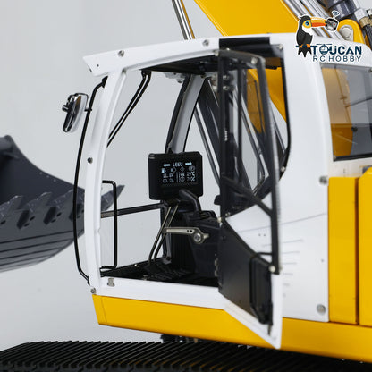 1/14 LESU LR945 3 Arms RC Hydraulic Excavator RTR Radio Control Digger DIY Model Ready to Run FlySky PL18EV Lite Light System