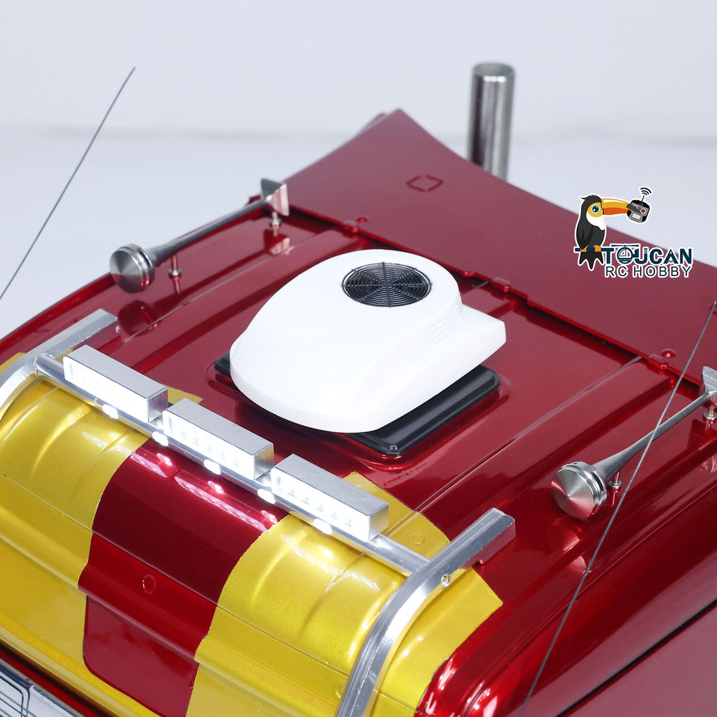 1/14 6x6 RC Tractor Truck TOUCAN Metal Chassis Remote Control Cars Lights Sounds