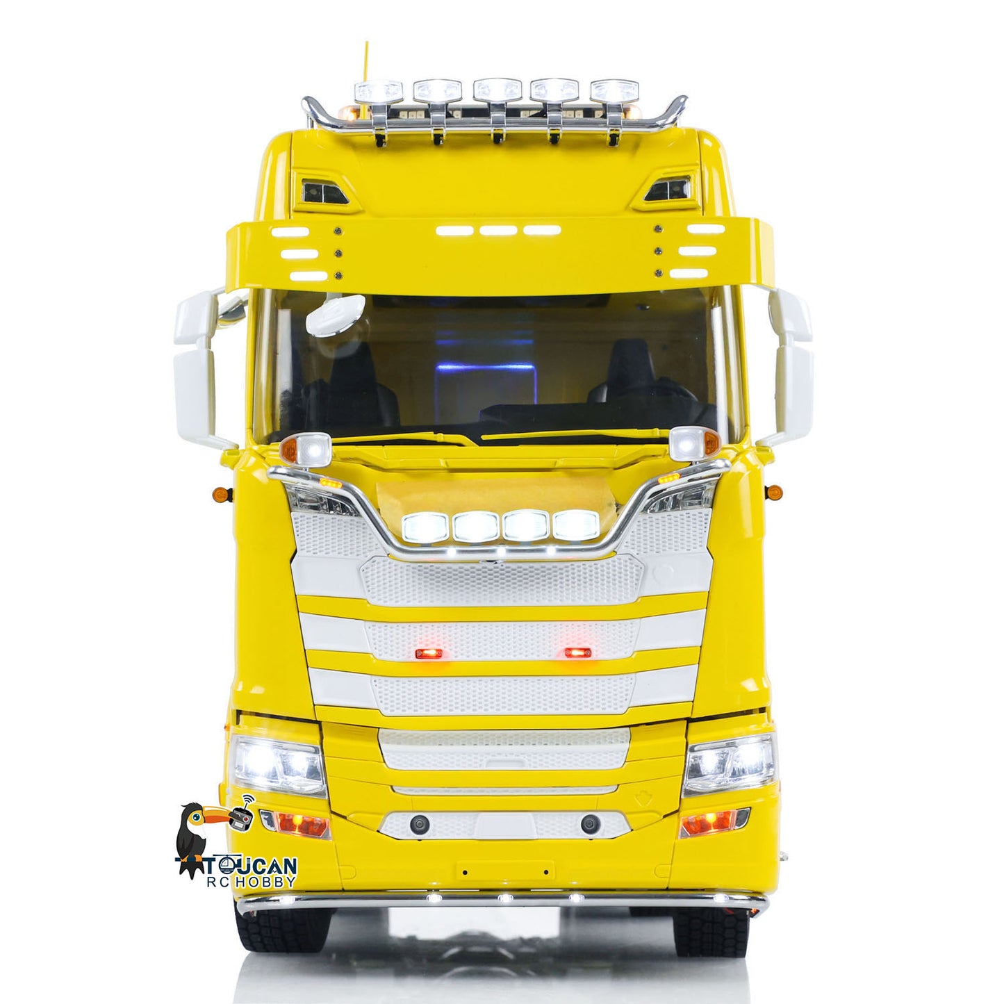 770S 1/14 Scale 8x8 RC Tractor Truck RTR Electric Radio Controlled Car Metal Chassis 3-speed Gearbox Spot Light Sound System