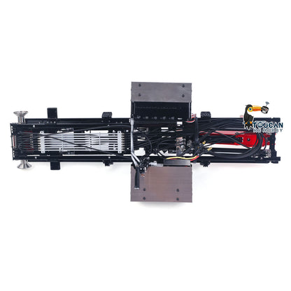 LESU Metal Roll On Off Dump Truck Frame Telescopic A0060 Foldable A0061 5-way Valves for 1/14 Remote Control Hydraulic Full Dumper No Chassis Rail