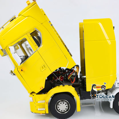 770S 1/14 Scale 8x8 RC Tractor Truck RTR Electric Radio Controlled Car Metal Chassis 3-speed Gearbox Spot Light Sound System