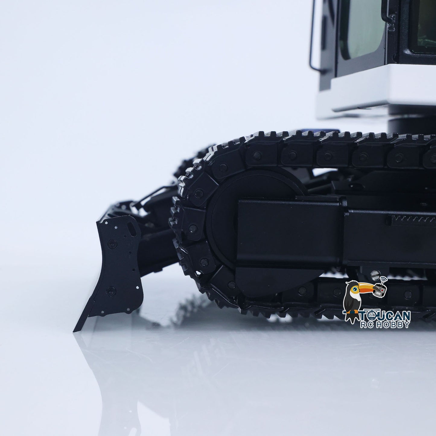 Metal 1/14 Remote Control Hydraulic Excavator C308 3 Valve 2Arms RC Digger Engineering Vehicle Flysky ST8 Radio Light Coupler