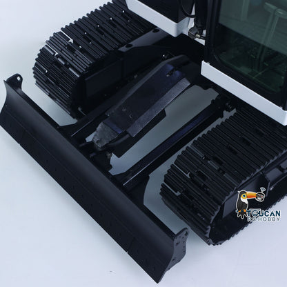 Metal 1/14 Remote Control Hydraulic Excavator C308 3 Valve 2Arms RC Digger Engineering Vehicle Flysky ST8 Radio Light Coupler