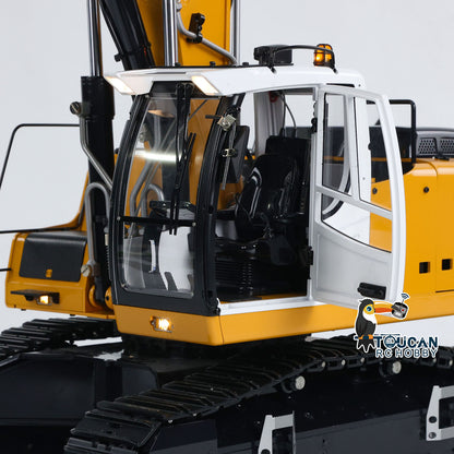 TOUCAN RC HOBBY MTModel 946-3 Metal 1/14 RC Hydraulic Excavator Tiltable Bucket 6-Way Valve 12 Channels for Professional Digger Modeler