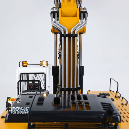 TOUCAN RC HOBBY MTModel 946-3 Metal 1/14 RC Hydraulic Excavator Tiltable Bucket 6-Way Valve 12 Channels for Professional Digger Modeler