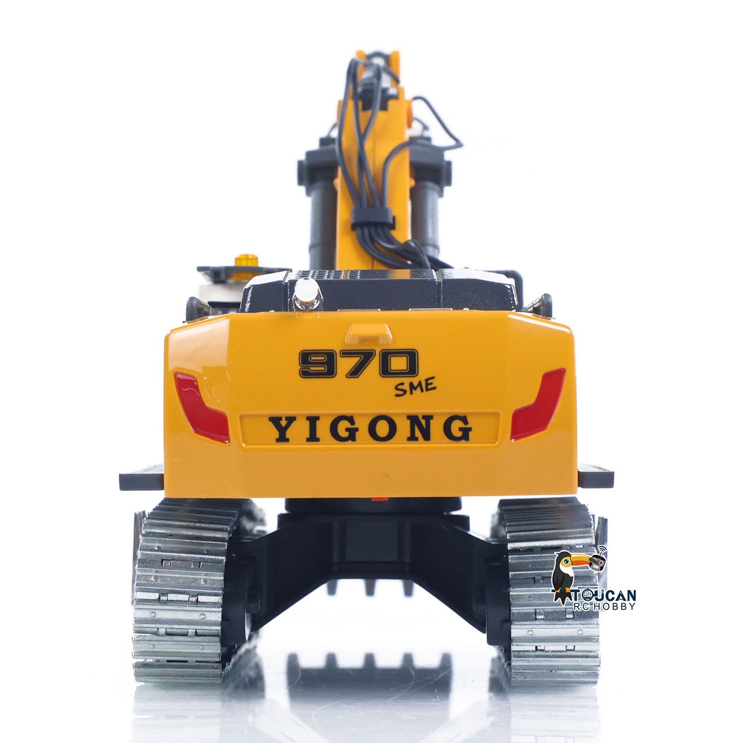 US Stock 1/50 RC Excavator K970 Engineering Vehicle Remote Control Electric Lifting Digger Metal Bucket Tracks Light Sound RTR Battery
