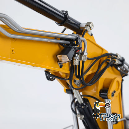 TOUCAN RC HOBBY MTModel 946-3 Metal 1/14 RC Hydraulic Excavator Tiltable Bucket 6-Way Valve 12 Channels for Professional Digger Modeler