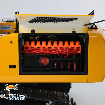 MTMODEL 1:14 946-3 3 Arms Metal RC Remote Control Hydraulic Excavator Heavy Machine Digger Model Tiltable Clamshell Bucket