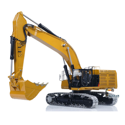 LESU C374F 1/14 Metal Hydraulic RC Excavator B0001 PNP/RTR Real Construction Truck Model with Light System for Model Enthusiast Weekend Outdoor Fun
