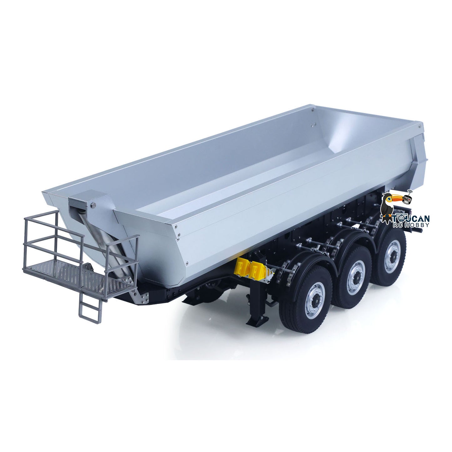 Fast Free Shipping 26.1Inches KABOLITE 1/14 Metal Radio Control Semi Trailer Dumper Electric Lifting for RC Tractor Truck 770S Light Support Leg