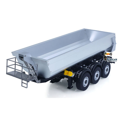 Fast Free Shipping 26.1Inches KABOLITE 1/14 Metal Radio Control Semi Trailer Dumper Electric Lifting for RC Tractor Truck 770S Light Support Leg