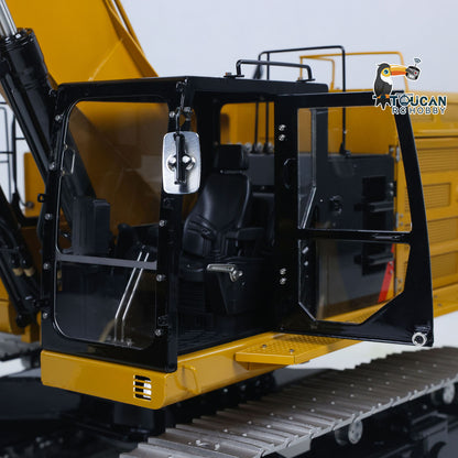 LESU C374F 1/14 Metal Hydraulic RC Excavator B0001 PNP/RTR Real Construction Truck Model with Light System for Model Enthusiast Weekend Outdoor Fun