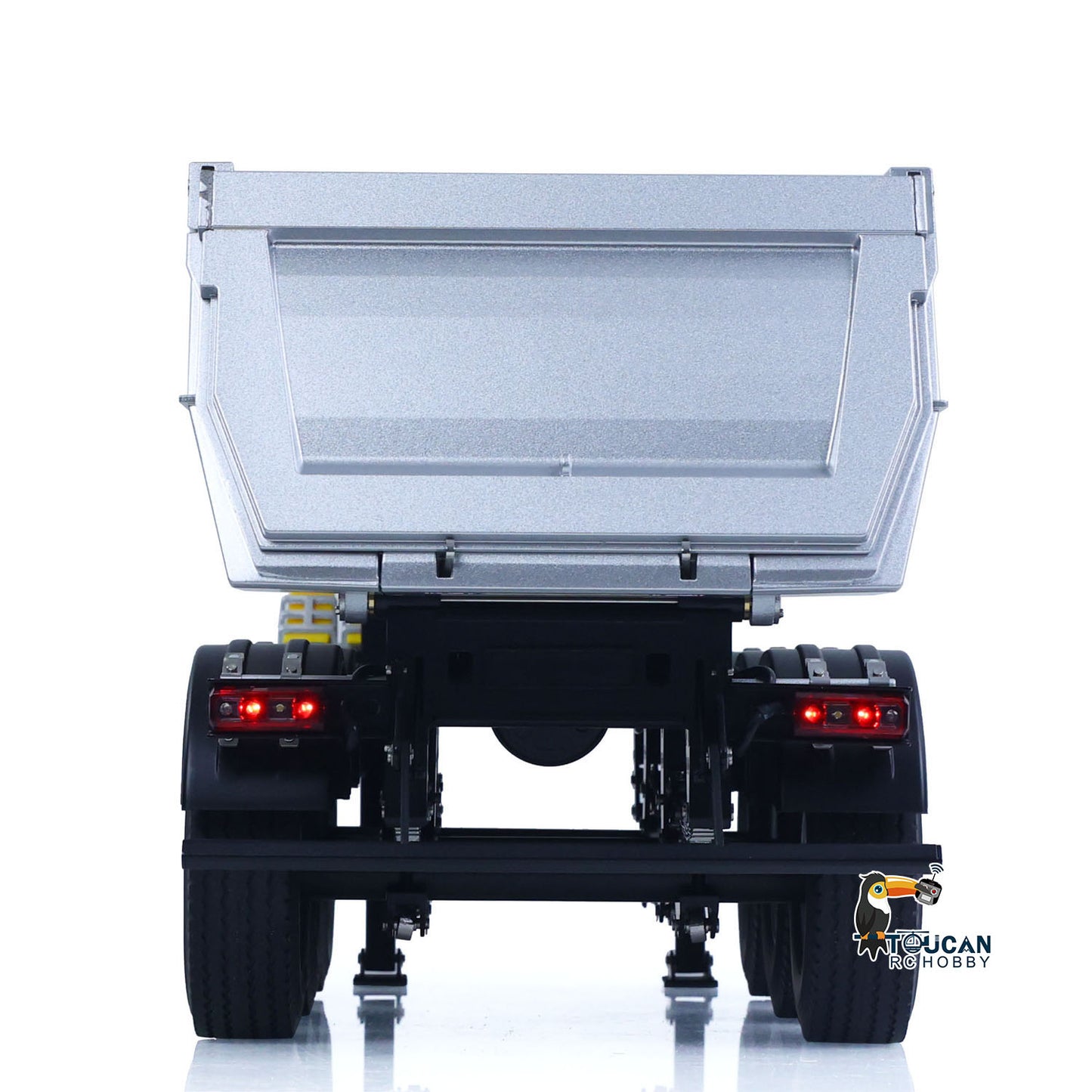 Fast Free Shipping 26.1Inches KABOLITE 1/14 Metal Radio Control Semi Trailer Dumper Electric Lifting for RC Tractor Truck 770S Light Support Leg