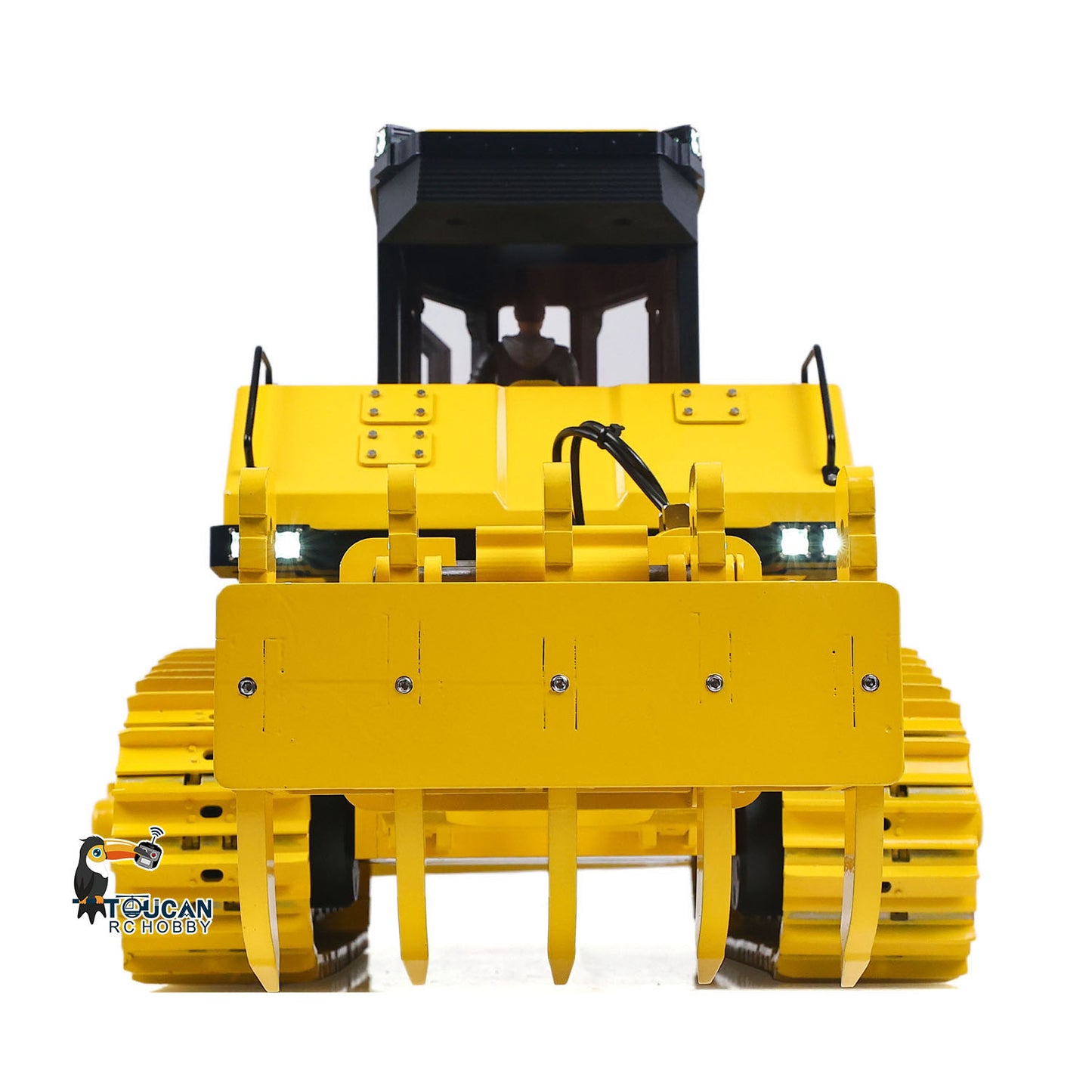US Stock Metal 1/12 RC Hydraulic Bulldozer D155AX RTR Heavy Dozer Model 7 Way Valve 1.0L Oil Pump 5 Plows Radio Master TX15 Radio Battery