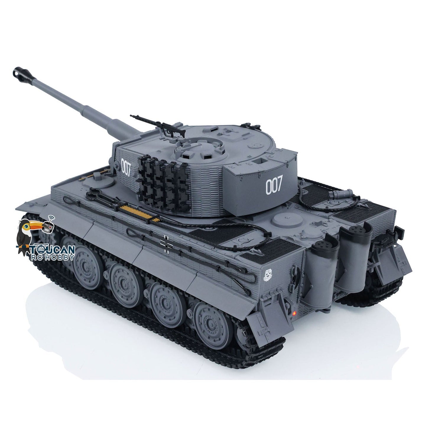 Fast Free Shipping 1/24 RC Battle Tank Taigen Tiger I Remote Control Infrared Combat Military Tanks Barrel Recoil LED Flash