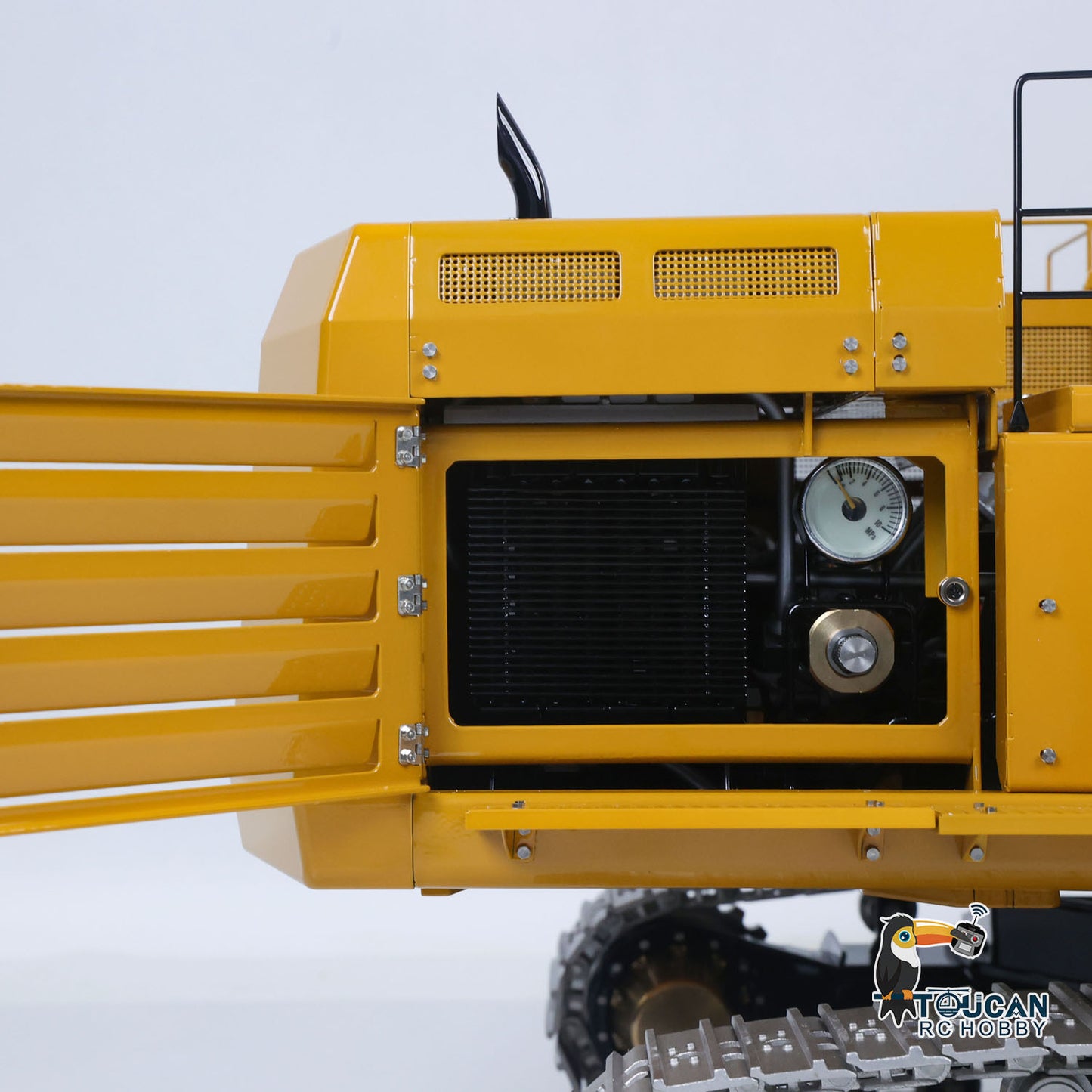 LESU C374F 1/14 Metal Hydraulic RC Excavator B0001 PNP/RTR Real Construction Truck Model with Light System for Model Enthusiast Weekend Outdoor Fun